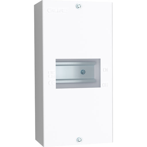LIVE Electrical EMCU4-L 4 Way IP20 Metal Modular Enclosure without Lid - westbasedirect.com