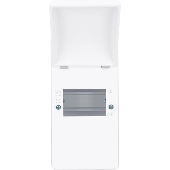 LIVE Electrical EMU4 4 Way IP40 Metal Enclosure with Lid
