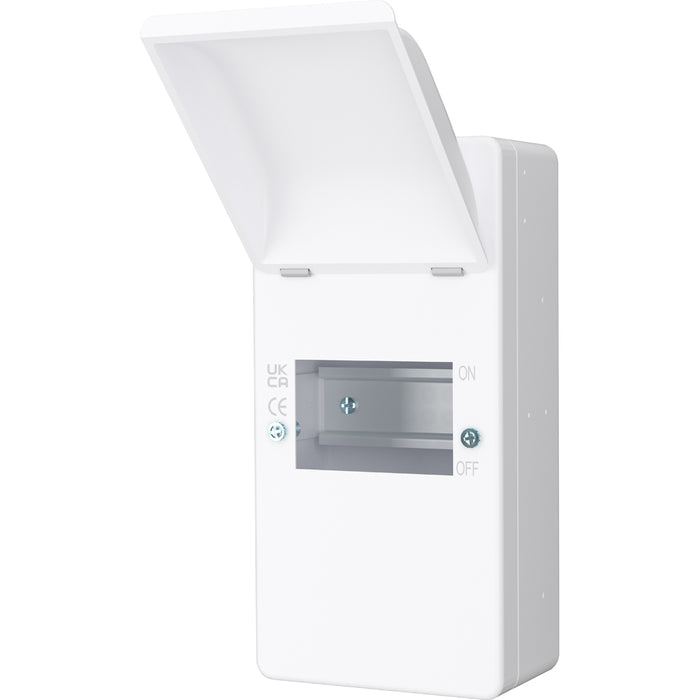 LIVE Electrical EMU4 4 Way IP40 Metal Enclosure with Lid