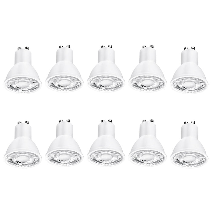 Aurora EN-DGU55/30 ClearVu 5W 38° 500lm GU10 LED Dimmable Warm White Lamp 3000K (10 Pack)