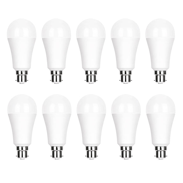 Aurora EN-GLSB2215/30 ECO 230V GLS B22 15W LED Non-Dimmable Lamp 3000K Warm White (10 Pack)