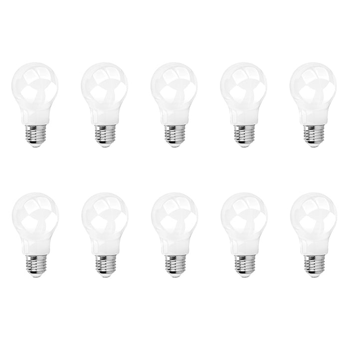 Aurora EN-GLSE279/30 ECO 230V GLS E27 8W LED Non-Dimmable Lamp 3000K Warm White (10 Pack)