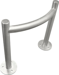 BG SyncEV EVACBHSS Crash Barrier For EV Charge Points H-Style Stainless Steel