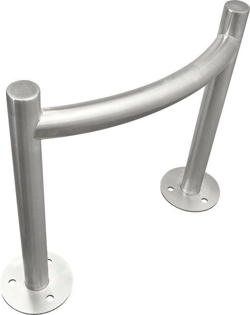 BG SyncEV EVACBHSS Crash Barrier For EV Charge Points H-Style Stainless Steel - westbasedirect.com