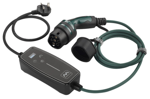 Masterplug EVCM221003 Mode 2 EV Charging Cable 3m 3 Pin UK Plug To Type 2 - westbasedirect.com