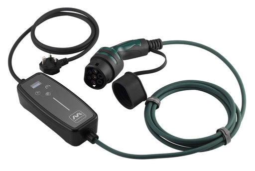 Masterplug EVCM221005 Mode 2 EV Charging Cable 5m 3 Pin UK Plug To Type 2 - westbasedirect.com