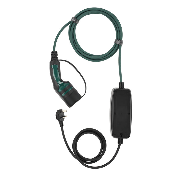 Masterplug EVCM221005 Mode 2 EV Charging Cable 5m 3 Pin UK Plug To Type 2 - westbasedirect.com
