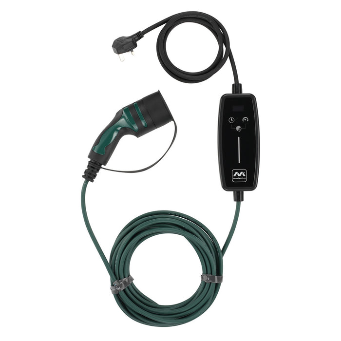 Masterplug EVCM221010 Mode 2 EV Charging Cable 10m 3 Pin UK Plug To Type 2 - westbasedirect.com