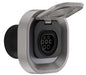 BG Sync Energy EVLR7MS Link EV Charger Recessed Socket 7.4kW 32A Silver with Metal Control Box - Wi-Fi + LAN - westbasedirect.com