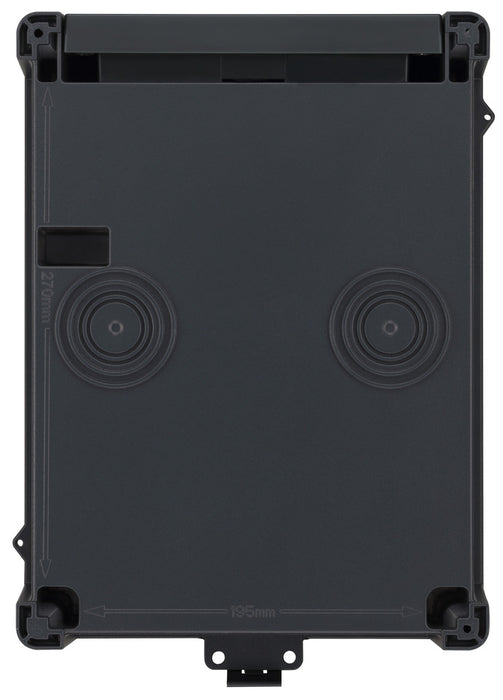 BG Sync Energy EVLR7MS Link EV Charger Recessed Socket 7.4kW 32A Silver with Metal Control Box - Wi-Fi + LAN - westbasedirect.com