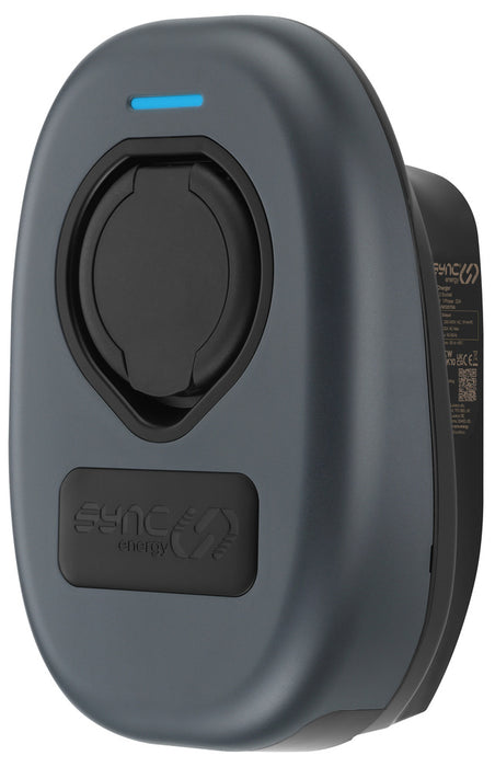 Sync Energy EVWC2S7GG EV Wall Charger 7.4kW Single Phase Type 2 Socketed Wi-Fi + 4G* (incl. CT clamp) - westbasedirect.com