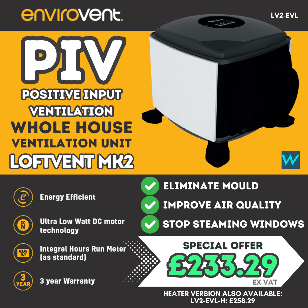 Envirovent LoftVent MK2 PIV Units