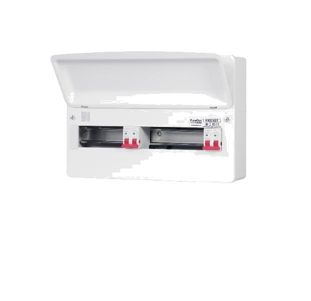 FuseBox F3014DT 14 Way (7/7) Dual Tariff Consumer Unit with 2x100A Main Switch