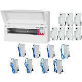 FuseBox F3015MZ 15 Way T2 SPD Consumer Unit + 8 Type A RCBOs & 7x FREE DIN Rail Blanks - westbasedirect.com