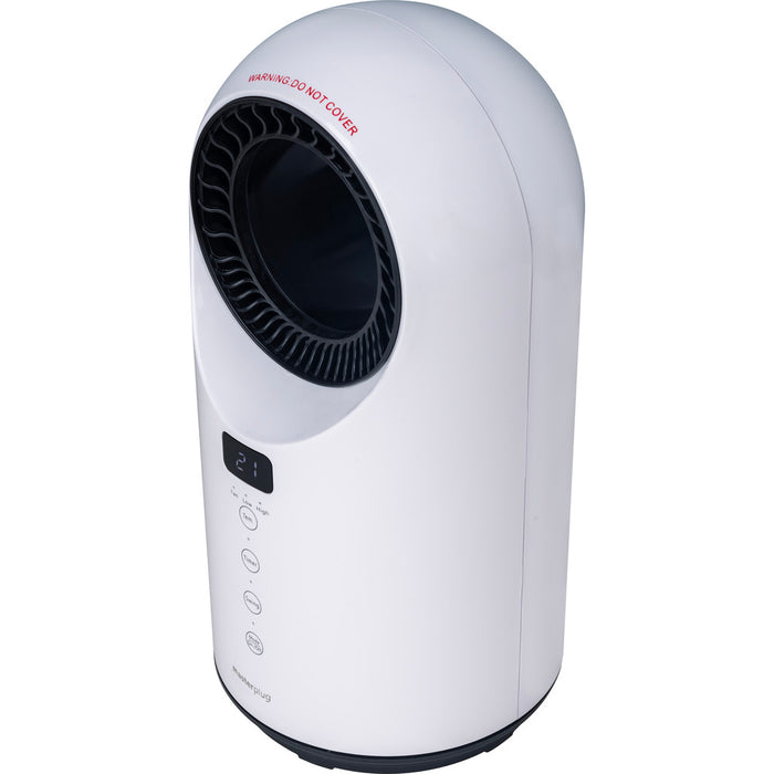 Masterplug FANPTC150WUK Breeze SmartEnergy Bladeless Heater & Fan with Remote Control 1500W White - westbasedirect.com