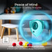 Masterplug FANPTC150WUK Breeze SmartEnergy Bladeless Heater & Fan with Remote Control 1500W White - westbasedirect.com