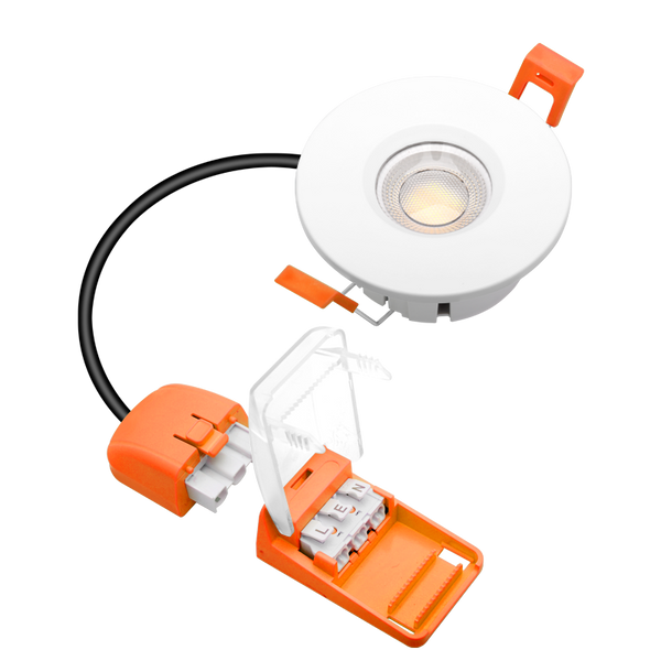 Enlite FD3CP FD3/CWS 4-6W LED IP65 Fixed Dimmable CCT Fire Rated Downlight White 2700K/3000K/4000K/6500K - 10pcs Contractor Pack - westbasedirect.com