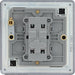 BG FFB13 Flatplate Screwless Intermediate Light Switch 10A - Matt Black - westbasedirect.com