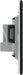 BG FFB29B Flatplate Screwless Single Round Pin Unswitched 5A Socket - Black Insert - Matt Black - westbasedirect.com