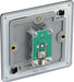 BG FFB60 Flatplate Screwless TV Aerial Socket - Matt Black - westbasedirect.com