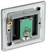 BG FFB62 Flatplate Screwless Isolated TV Aerial Socket - Black Insert - Matt Black - westbasedirect.com