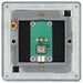 BG FFB62 Flatplate Screwless Isolated TV Aerial Socket - Black Insert - Matt Black - westbasedirect.com