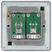 BG FFB66 Flatplate Screwless Diplex TV/FM Socket - Matt Black - westbasedirect.com