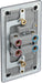 BG FFB72 Flatplate Screwless 45A DP Double Plate + Neon - Matt Black - westbasedirect.com