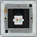 BG FFBRJ451 Flatplate Screwless RJ45 Single Data Outlet Socket - Matt Black - westbasedirect.com