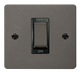 Click Define FPBN500BK Flat Plate 45A Ingot 1G Double Pole Switch - Black Nickel (Black) - westbasedirect.com