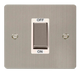 Click Define FPSS500WH Flat Plate 45A Ingot 1G Double Pole Switch - Stainless Steel (White) - westbasedirect.com