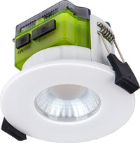 Luceco FTF6WCCT FType MK2 4W/6W 750lm Power Change & 4 Colour CCT 2700K/3000K/4000K/6000K Dimmable IP65 White - Flat