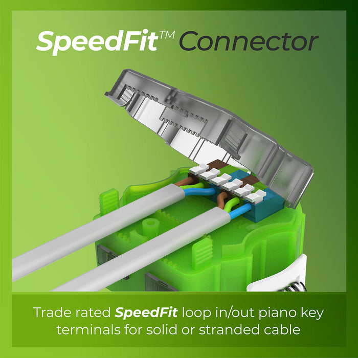 Luceco FTR6WCCT FType MK2 4W/6W 750lm Power Change & 4 Colour CCT 2700K/3000K/4000K/6000K Dimmable IP65 White - Regressed (10 Pack)