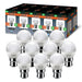 Brite-R 5W B22 BC Golf LED Bulb Cool White 6500K (10 Pack) - westbasedirect.com