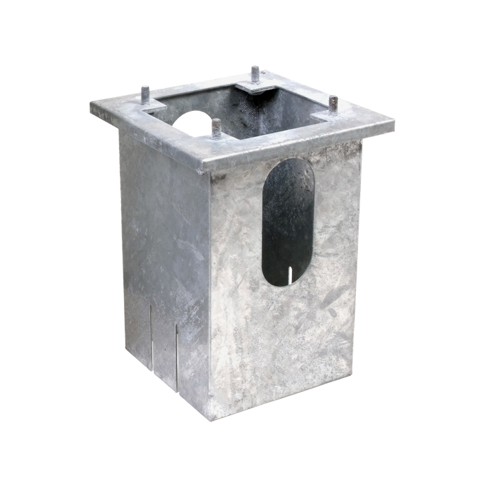 Rolec GMCP0010 BasicCharge/Classic Galvanised Steel Ground Mounting Base - westbasedirect.com