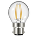 Eveready S15479 B22 BC Golf Filament Clear LED Bulb 4W 470lm Warm White 2700K (5 Pack) - westbasedirect.com