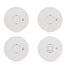 HiSPEC PULSE Mains 3x Optical Smoke Alarm & 1x Heat Alarm c/w 10 Year Lithium Battery Backup (Full Unit) - westbasedirect.com