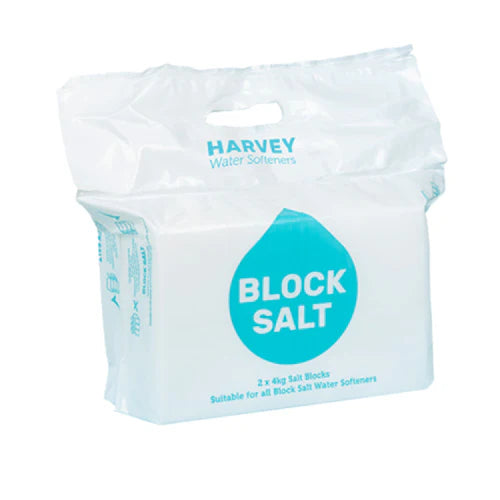 Harveys Water Softener Block Salt 2 x 4kg Blocks (Collection Only) - westbasedirect.com