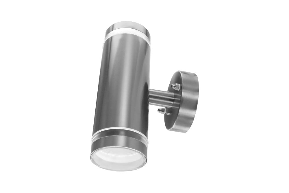 Integral ILDED041 Outdoor Stainless Steel Up And Down GU10 IP65 Wall Light Steel