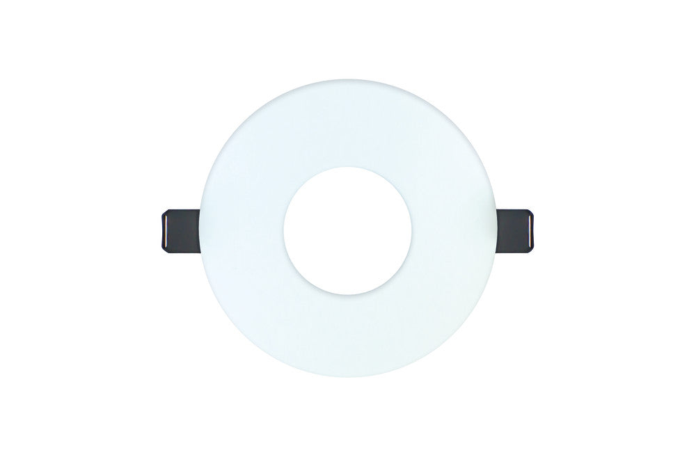 Integral ILDLFR70D013 Evofire Fire Rated Downlight 70-100mm Cutout IP65 White Round +GU10 Holder & Insulation Guard