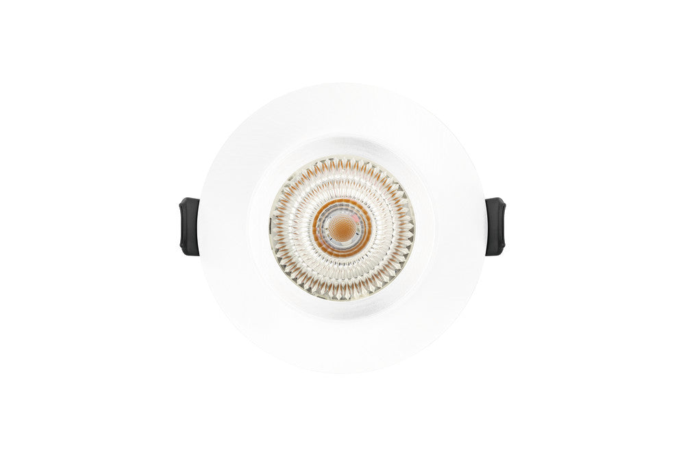 Integral ILDLFR70E001 Evofire Fire Rated Downlight 70mm Cutout IP65 White Recessed +GU10 Holder