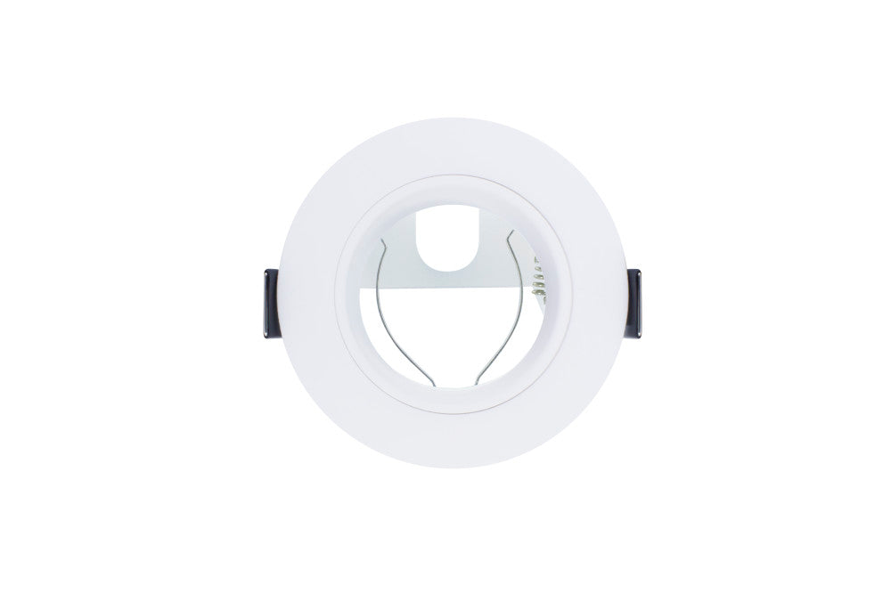 Integral ILDLFR70E003 Evofire Fire Rated Downlight 70mm Cutout IP65 White Recessed +GU10 Holder & Insulation Guard