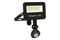 Integral ILFLC241 Super Slim 2 Floodlight IP67 2000Lm 20W 4000K PIR 120° Non-Dimmable 100Lm/W Black IR Remote