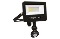 Integral ILFLC242 Super Slim 2 Floodlight IP67 3000Lm 30W 4000K PIR 120° Non-Dimmable 100Lm/W Black IR Remote