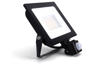 Integral ILFLE035 Compact Slim Floodlight PIR 50W 5000Lm 3000K 120 Beam 100Lm/W IP65 IK08 Black