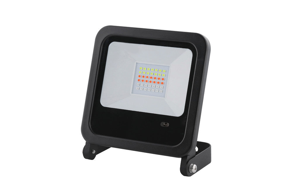 Integral ILFLRGB030 30W Compact Tough Colour Floodlight Black With RGB And Remote Controler