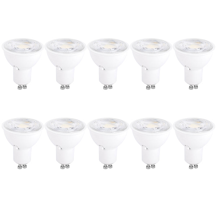 Integral ILGU10DS144-10 GU10 Bulb 540Lm 4.9W 2700K/3000K/4000K CCT Switchable Dimmable 60 Beam (10 Pack)