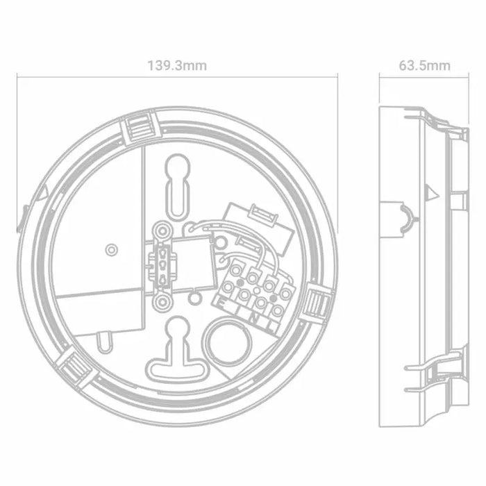 FireAngel RF-BW-T RF Interlink Push Fit Base