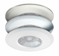 JCC JC1001/3B V50 Fire-rated LED downlight 6W 700lm IP65 3 Bezels