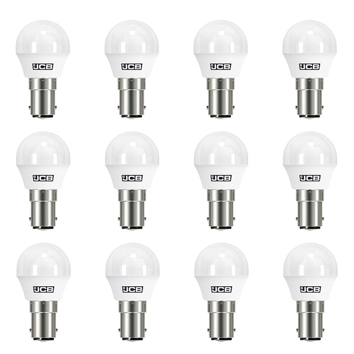 JCB S13565 B15 SBS Golf LED Bulb Opal 4.9W 470lm Warm White 3000K (12 Pack)